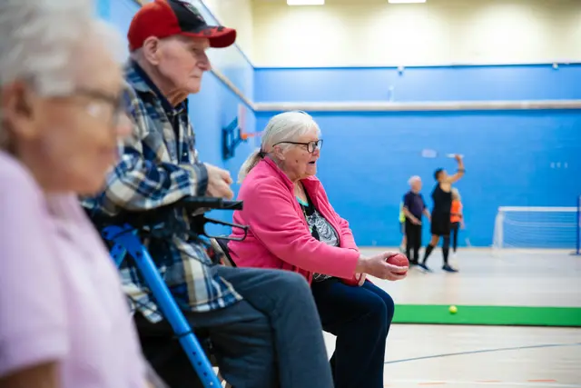 Care manager consulting with a member